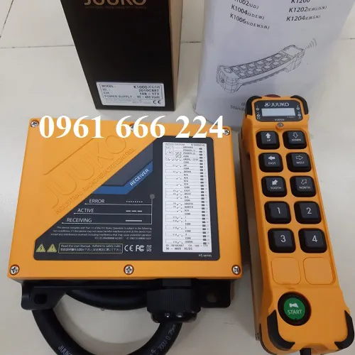 Điều khiển từ xa cầu trục 10 nút – Juuko K1000