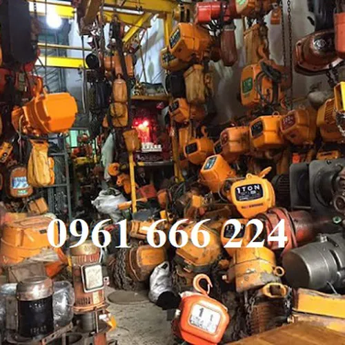 Pa lăng xích điện Nhật bãi