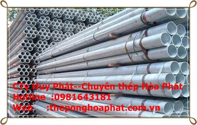 Ống kẽm Hòa Phát DN50 phi 60 x 4.0 Ống kẽm Hòa Phát DN50 phi 60 x 4.0