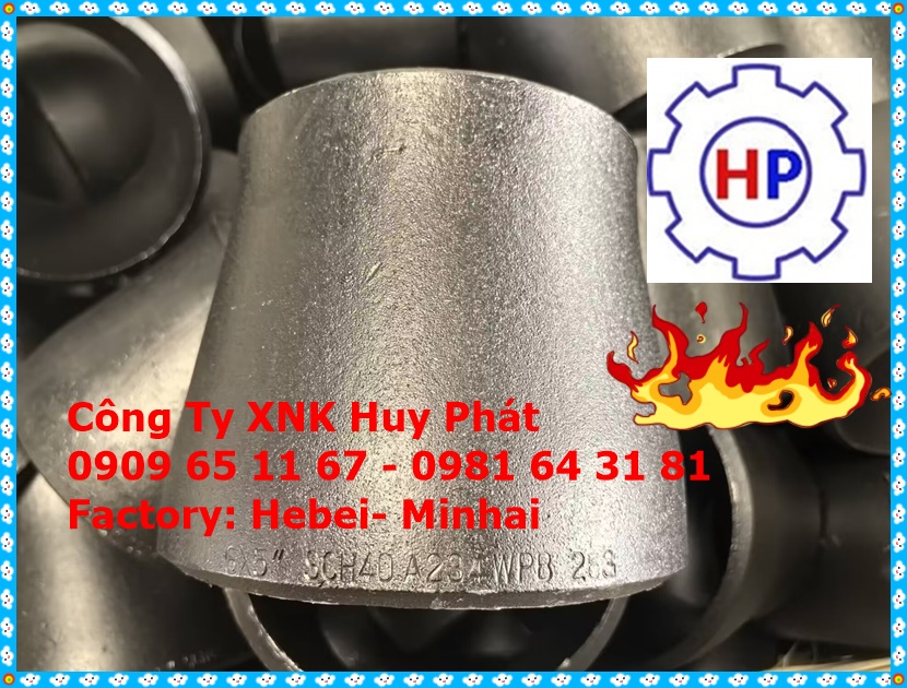 Bầu ( côn) giảm hàn Hebei Minhai SCH40 DN 500/350 500/300 Bầu ( côn) giảm hàn Hebei Minhai SCH40 DN 500/350 500/300