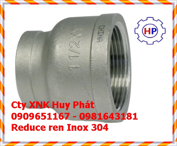 Bầu giảm ren Inox DN100 (Phi 114) Bầu giảm ren Inox DN100 (Phi 114)