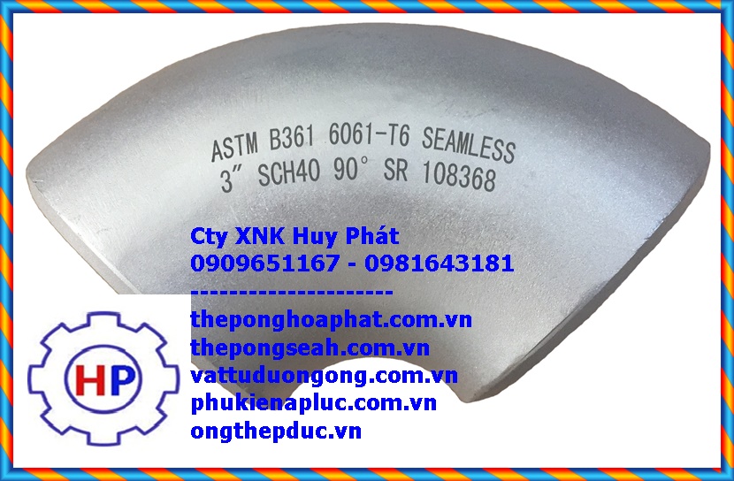 Co cung ngắn  SCH40 SCH80 SCH160, DN20 (Phi 27) Co cung ngắn  SCH40 SCH80 SCH160, DN20 (Phi 27)
