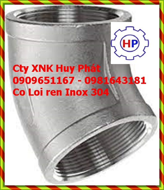 Co điếu ren Inox nhập khẩu giá tốt Co điếu ren Inox nhập khẩu giá tốt