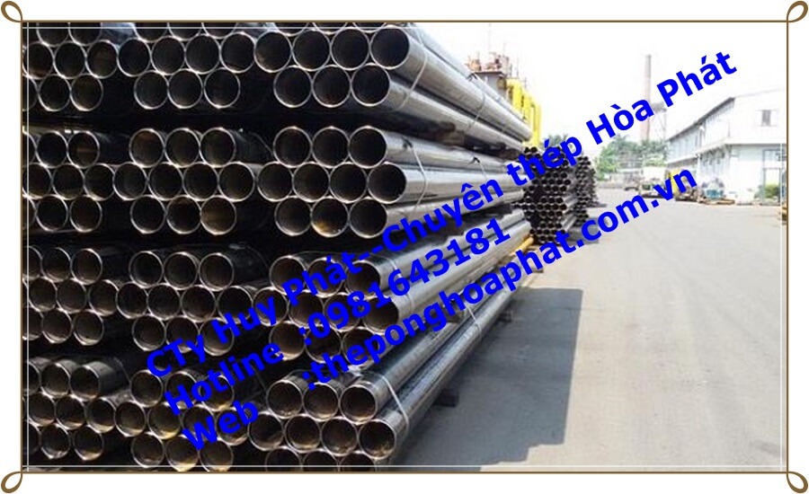 ỐNG THÉP ĐEN HÒA PHÁT 168 x 5.16 ỐNG THÉP ĐEN HÒA PHÁT 168 x 5.16