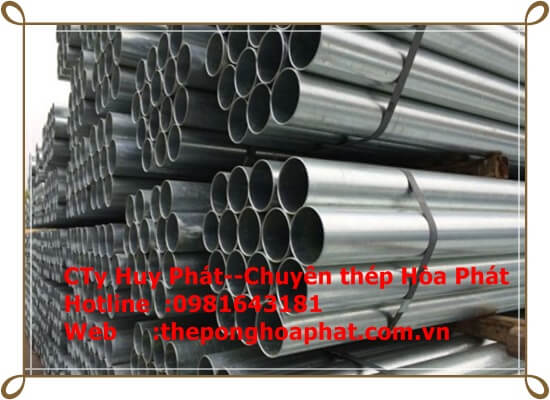 Ống kẽm Hòa Phát DN50 phi 60 x 4.0 Ống kẽm Hòa Phát DN50 phi 60 x 4.0