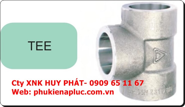 Tê hàn áp lực CL3000 DN50 ( phi 60) thép A105 Tê hàn áp lực CL3000 DN50 ( phi 60) thép A105
