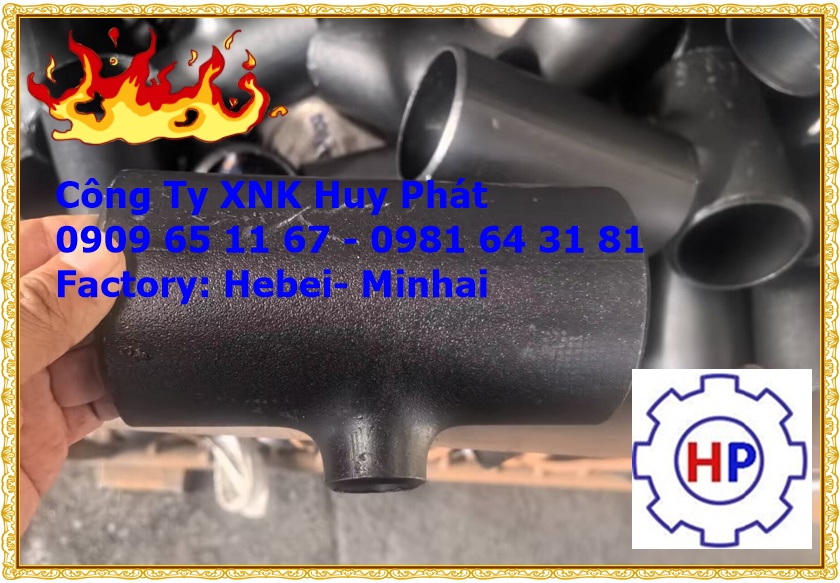 Tê hàn Hebei Minhai SCH40 DN400 ( phi 406) Tê hàn Hebei Minhai SCH40 DN400 ( phi 406)
