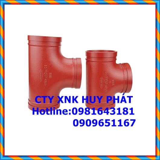 Tê nối rãnh 100tong Tê nối rãnh 100tong