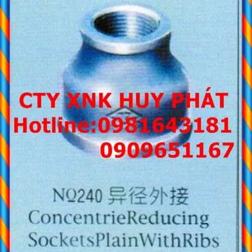 Bầu giảm ren mạ kẽm DZ  