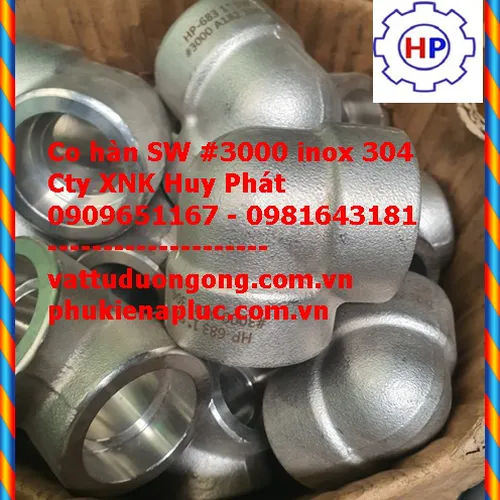 Co hàn áp lực #3000 inox DN40 ( phi 49)