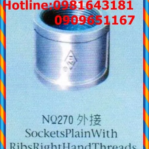 măng xông ren mạ kẽm DZ  