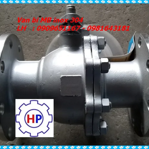 Van bi mặt bích inox 304  phi 42 (DN32) 