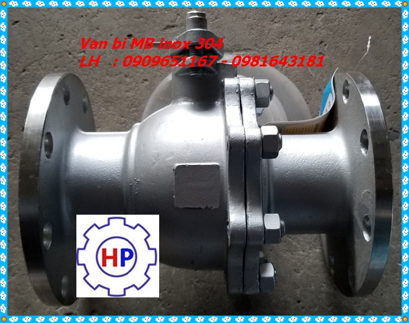 Van bi mặt bích inox 304  phi 90 (DN80) Van bi mặt bích inox 304  phi 90 (DN80)