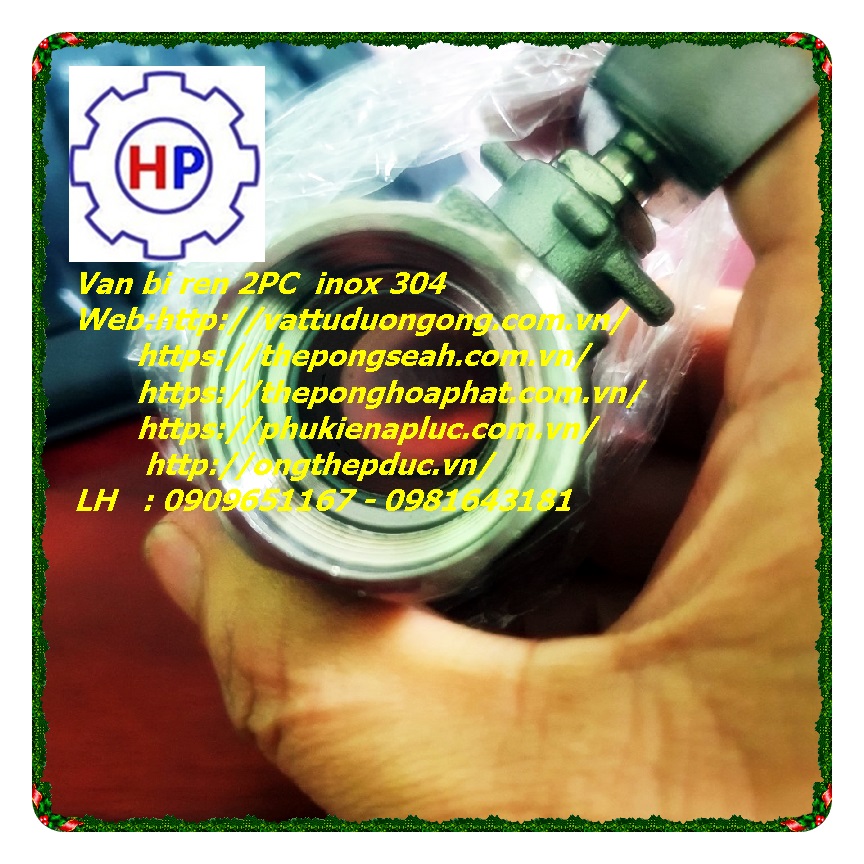 Van bi ren inox 304 phi 90 Van bi ren inox 304 phi 90