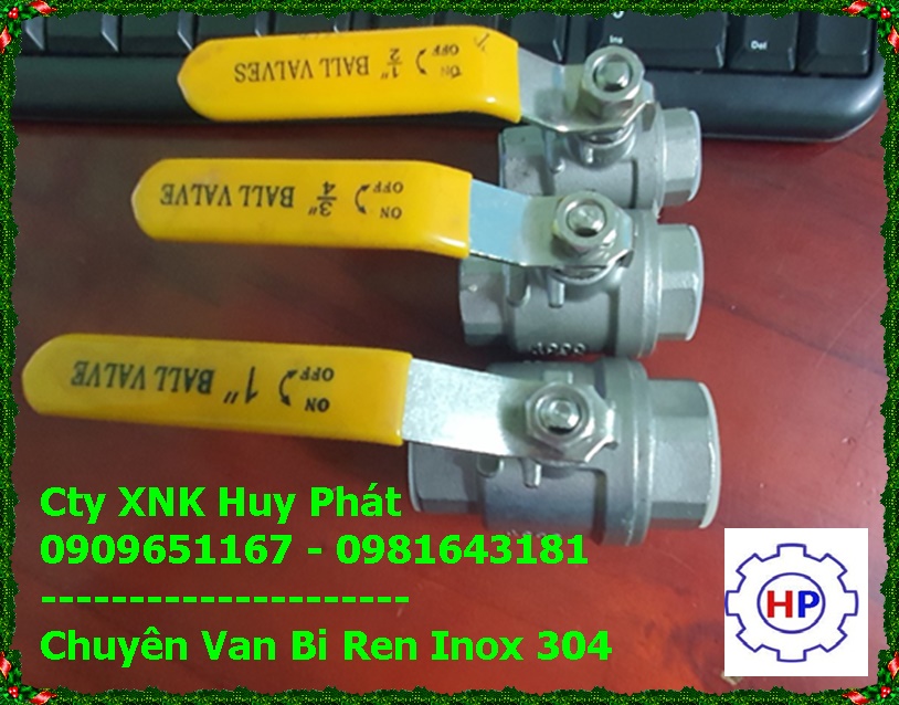 Van bi ren inox 304 phi 27 Van bi ren inox 304 phi 27