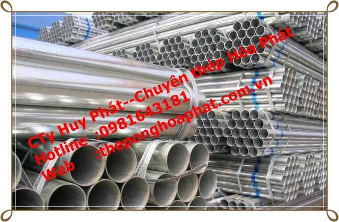 Ống thép tôn mạ kẽm Hòa Phát DN20 phi 26.65 Ống thép tôn mạ kẽm Hòa Phát DN20 phi 26.65