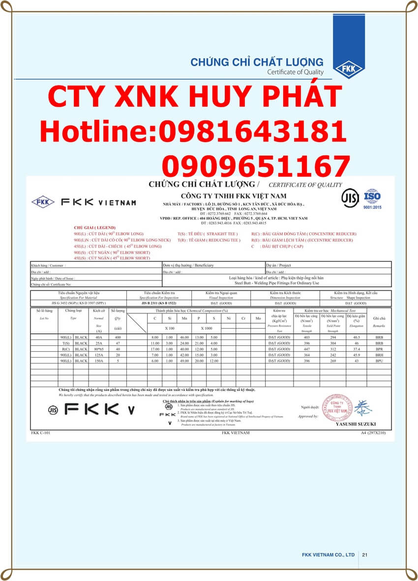 Tê giảm hàn đen FKK  Tê giảm hàn đen FKK