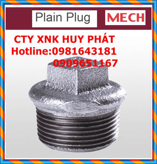 Nút bịt ren kẽm Mech Nút bịt ren kẽm Mech