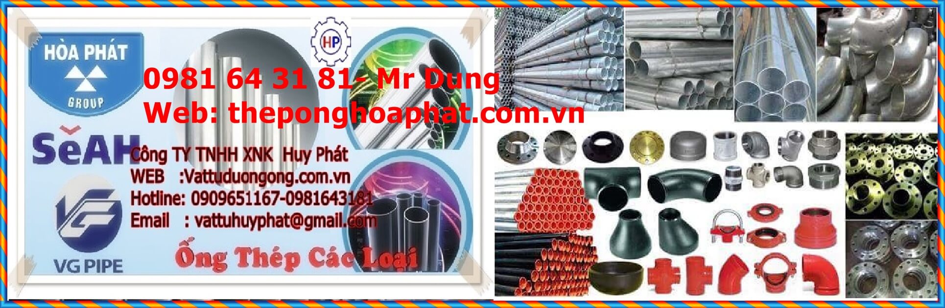 Ống thép Hòa Phát mạ kẽm DN20 ( 27 x 2.1) Ống thép Hòa Phát mạ kẽm DN20 ( 27 x 2.1)