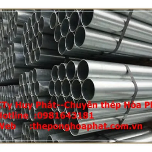 Ống thép tôn mạ kẽm Hòa Phát DN20 phi 26.65