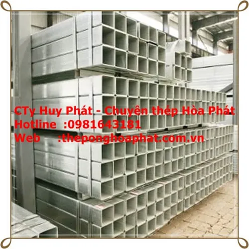 Thép hộp 150 x 150 đen Hòa Phát