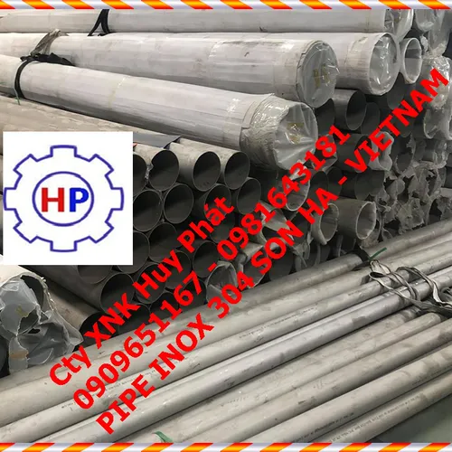 Ống inox 304 Sơn Hà DN25 ( phi 34 x sch10S)