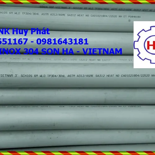 Ống inox 304 Sơn Hà DN80 ( phi 90 x sch10S)