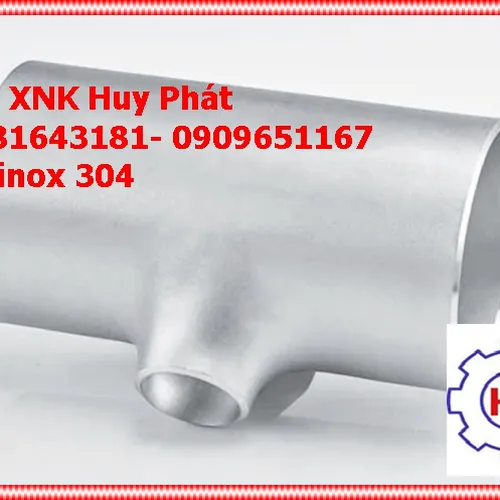 Tê giảm hàn SCH10 SCH40 inox 304 DN20 (phi27) 