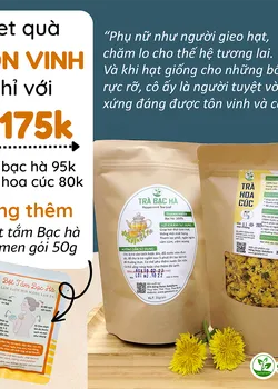 Quà tặng 8/3: Set quà Tôn Vinh