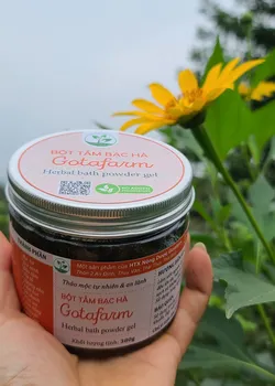 Bột Tắm Bạc Hà Gotafarm