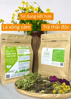 Lá thơm Xông tắm Giải cảm