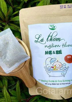Lá thơm ngâm tắm Mẹ & Bé