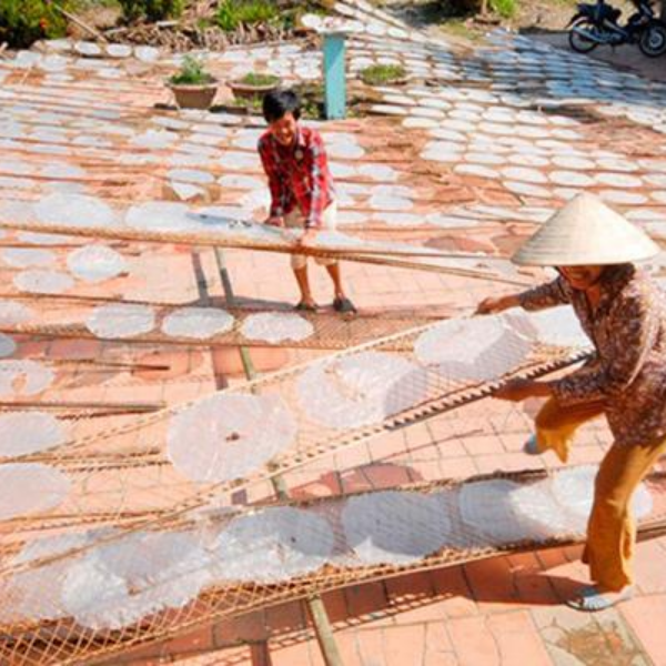 làng nghề làm bánh tráng Mỹ Lồng làng nghề làm bánh tráng Mỹ Lồng