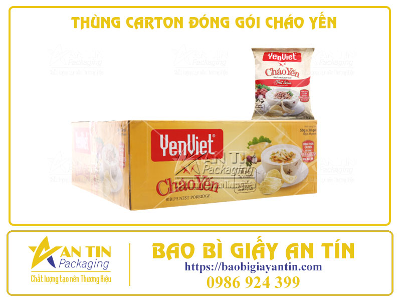 Ba Công Nghệ In Thùng Carton Đóng Gói Cháo Yến Phổ Biến Hiện Nay