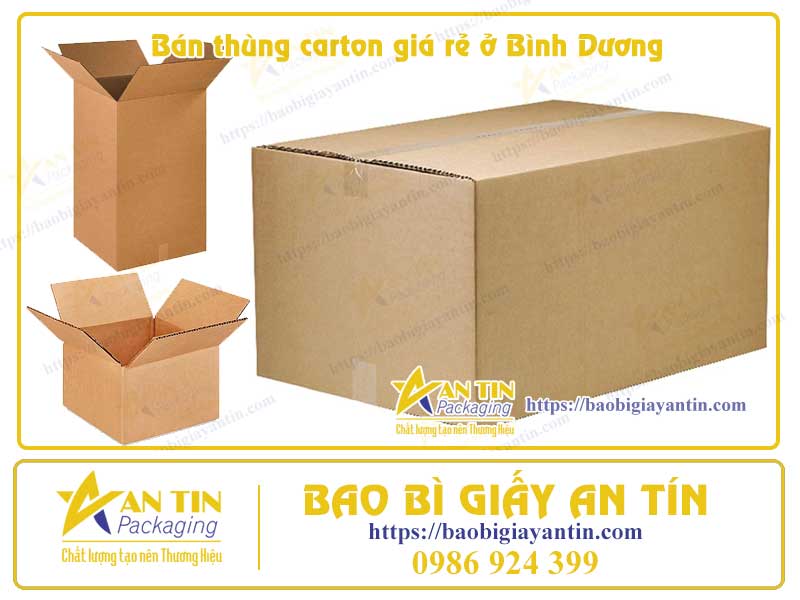 Bán thùng carton giá rẻ ở Bình Dương Bán thùng carton giá rẻ ở Bình Dương