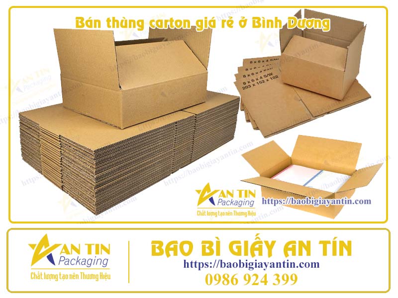 Bán thùng carton giá rẻ ở Bình Dương Bán thùng carton giá rẻ ở Bình Dương