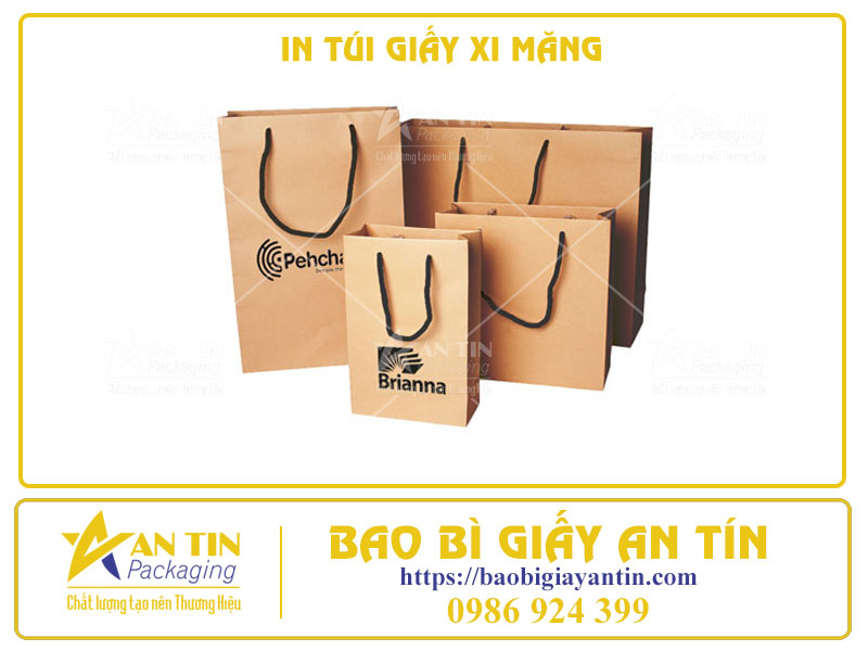 Báo Giá In Túi Giấy Xi Măng Theo Từng Phân Loại Sản Phẩm Chi Tiết