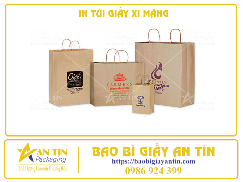 Báo Giá In Túi Giấy Xi Măng Theo Từng Phân Loại Sản Phẩm Chi Tiết