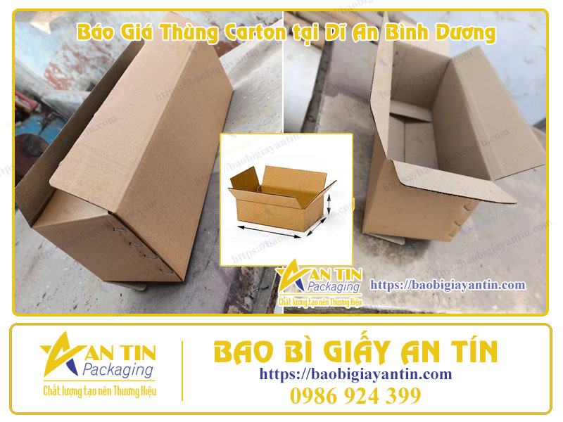 Báo Giá Thùng Carton tại Dĩ An Bình Dương Báo Giá Thùng Carton tại Dĩ An Bình Dương