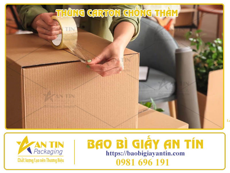 Bảo Vệ Hàng Hóa Tới Tận Răng Thùng Carton Chống Thấm Đỉnh Cao