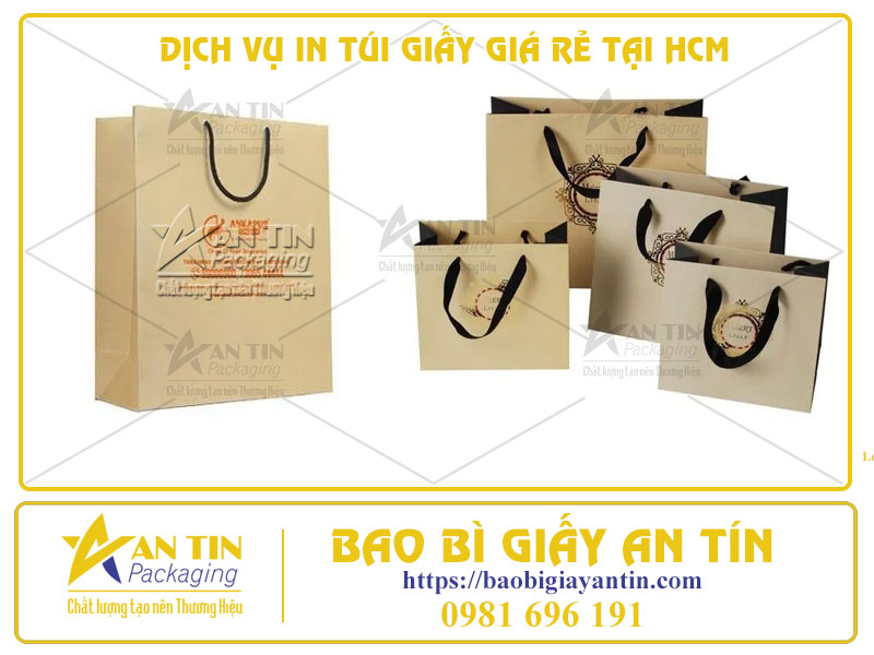 Chất Lượng Và Tiết Kiệm Cùng Dịch Vụ In Túi Giấy Giá Rẻ Tại Hcm