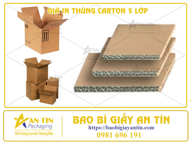 Chỉ Với 1 Bước - Nhận Báo Giá In Thùng Carton 5 Lớp Miễn Phí