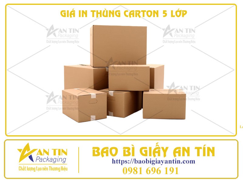 Chỉ Với 1 Bước - Nhận Báo Giá In Thùng Carton 5 Lớp Miễn Phí