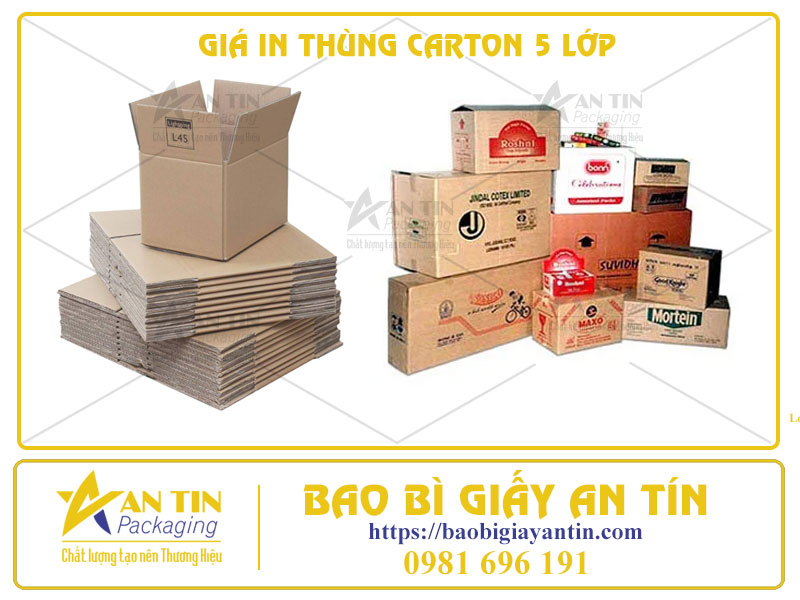 Chỉ Với 1 Bước - Nhận Báo Giá In Thùng Carton 5 Lớp Miễn Phí
