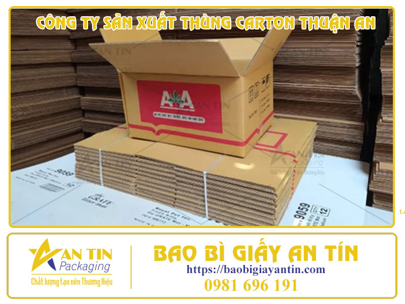 Công Ty Sản Xuất Thùng Carton Thuận An - Đáp Ứng Đầy Đủ Các Tiêu Chuẩn