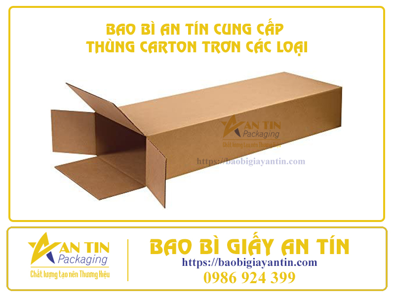 Đặc điểm thùng carton trơn