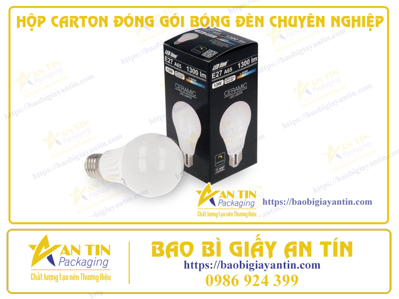 Đảm Bảo Độ Bền Và Chất Lượng: Hộp Carton Đóng Gói Bóng Đèn Chuyên Nghiệp