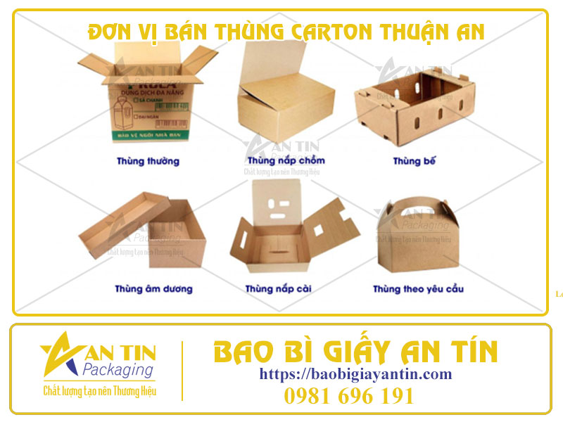 Đơn Vị Bán Thùng Carton Thuận An - Giá Rẻ Nhất Thị Trường