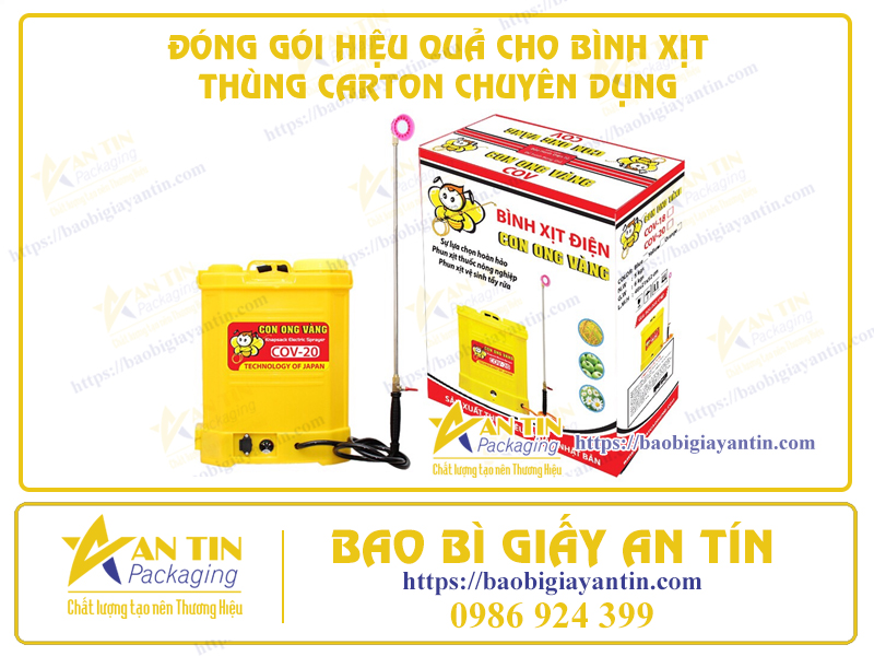 Giải Pháp Đóng Gói Hiệu Quả Cho Bình Xịt: Thùng Carton Chuyên Dụng
