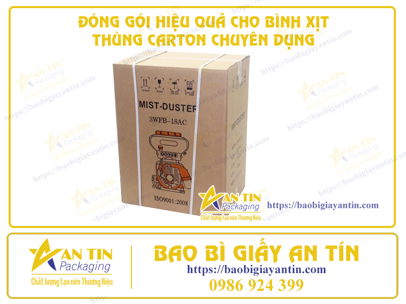 Giải Pháp Đóng Gói Hiệu Quả Cho Bình Xịt: Thùng Carton Chuyên Dụng